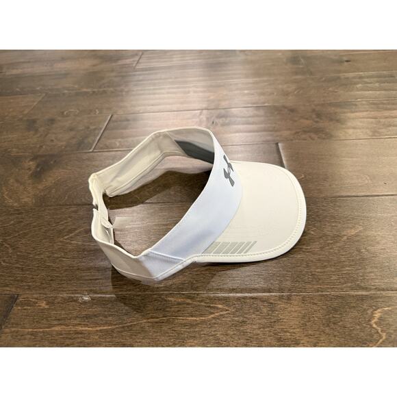 Under Armour Mens White UA Launch ArmourVent Reflectivity Visor Running OSFA - Picture 4 of 9